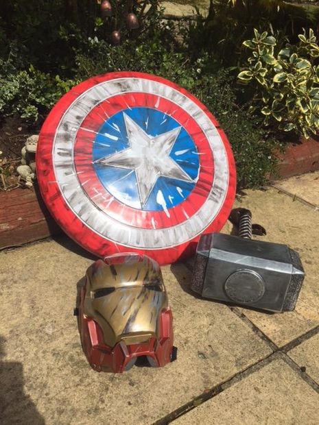 Collection of Marvel Props