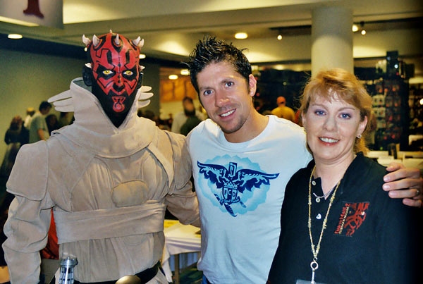 ScottMaul, Ray Park and Me. 

*See... told you I was there!*
