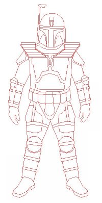 Mando Complete Outfit Outline New small .jpg