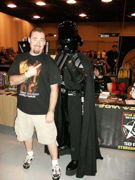 Gregory with Vader