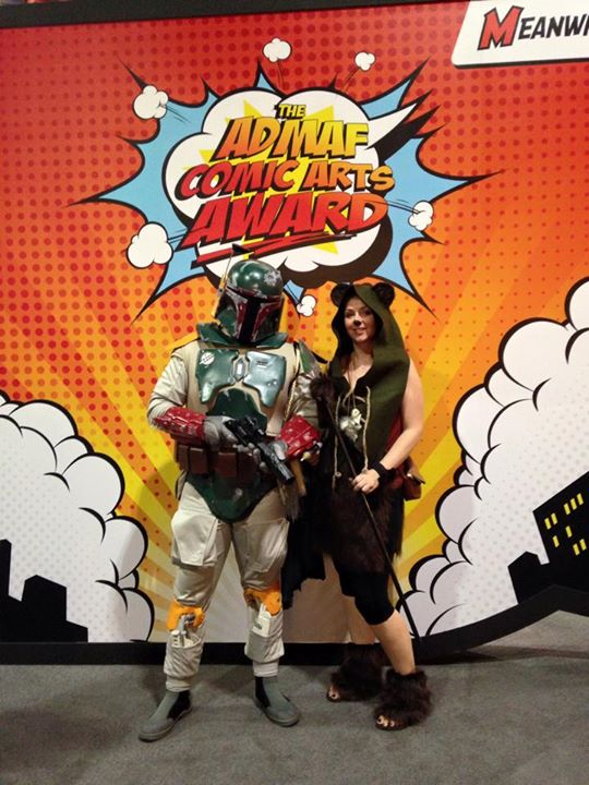 Me and the GF at Comic Con Dubai 2015