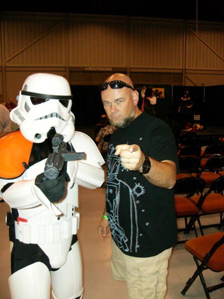 Shane with a Stormtrooper